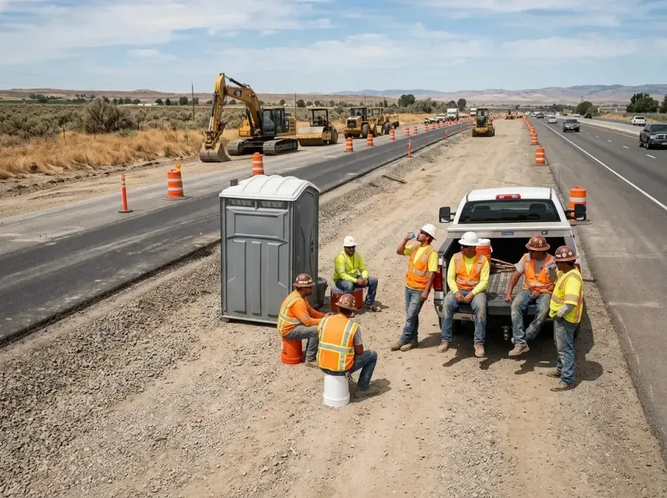 highway-road-construction-crew-007 — frequently asked questions, Porta Potty and Restroom Rentals in Halstead, KS
